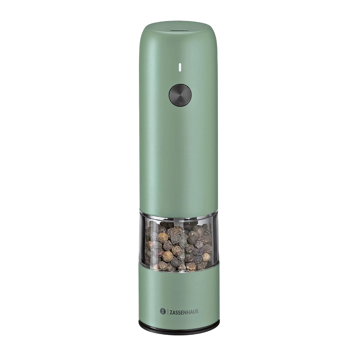 Zassenhaus Seasoning Mill, 5.5 Inches H X 1.5 Inches Dia., Green
