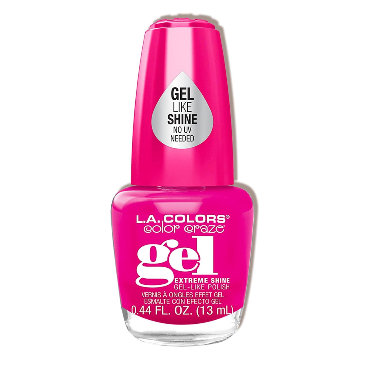 L.A. COLORS Nail Polish, 0.46 Fl Oz (Pack of 1), Flashy