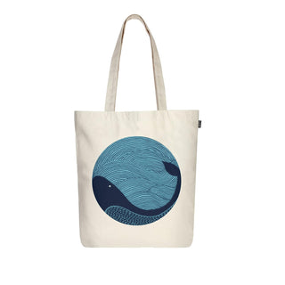 ecoright Tote Bag, One Size, Whale Doodle