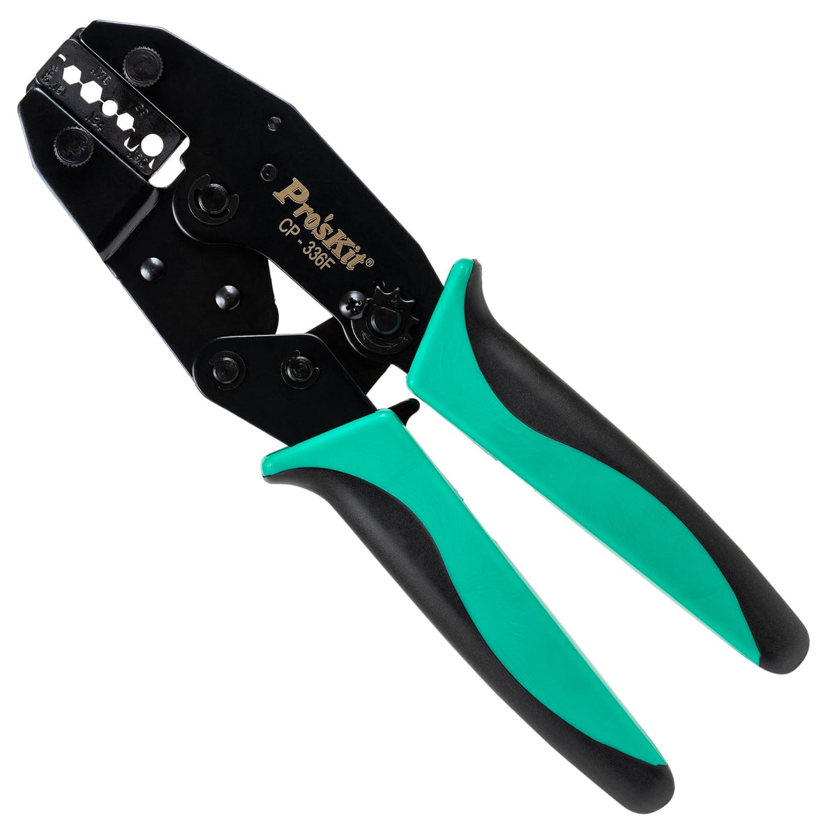 Pro'sKit Crimping Pliers, One Size, Black Oxide