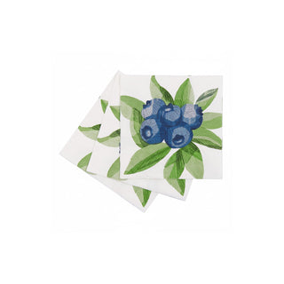 rockflowerpaper Disposable Napkin, 5" x 5", Blue