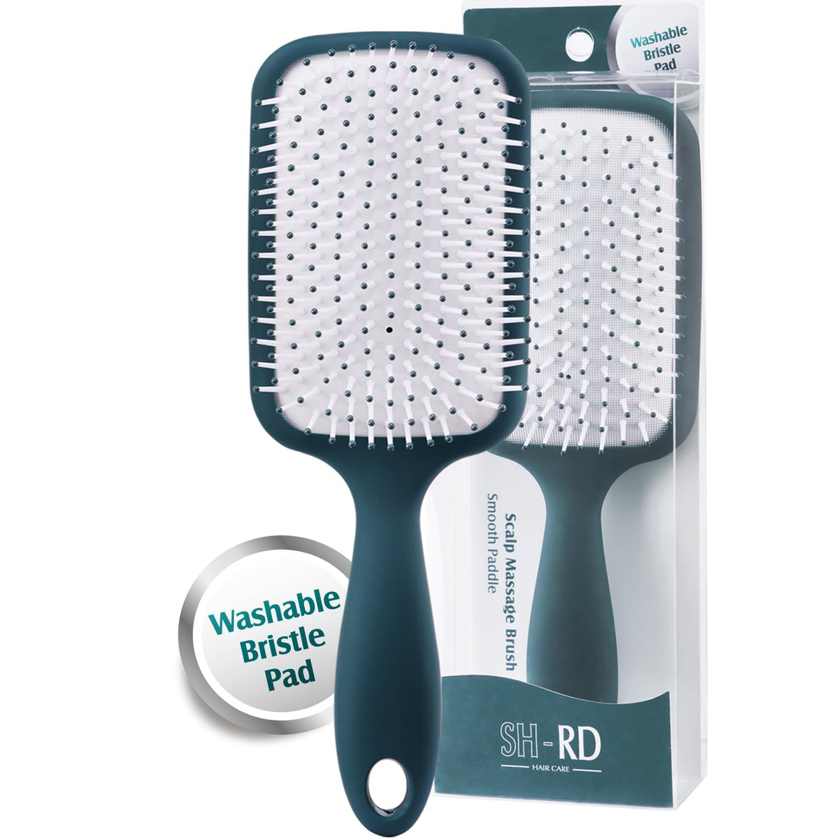 SH-RD Hair Brush, Green