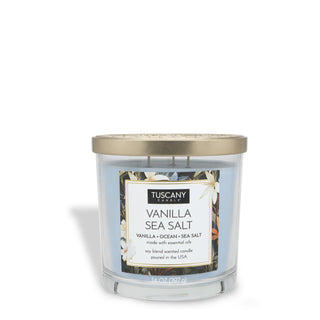 Empire Candle Tuscany 14 oz. Vanilla Sea Salt Soy Blend Jar Candle One Size (69646)