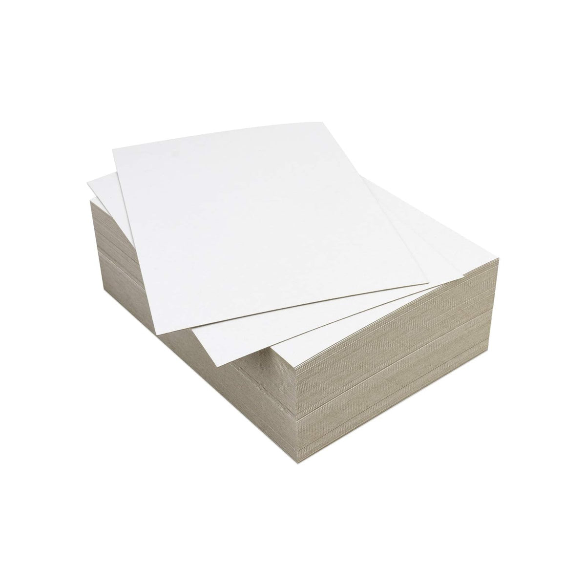Hygloss Card Stock, 8.5 x 11-Inch, White, Gray/Brown