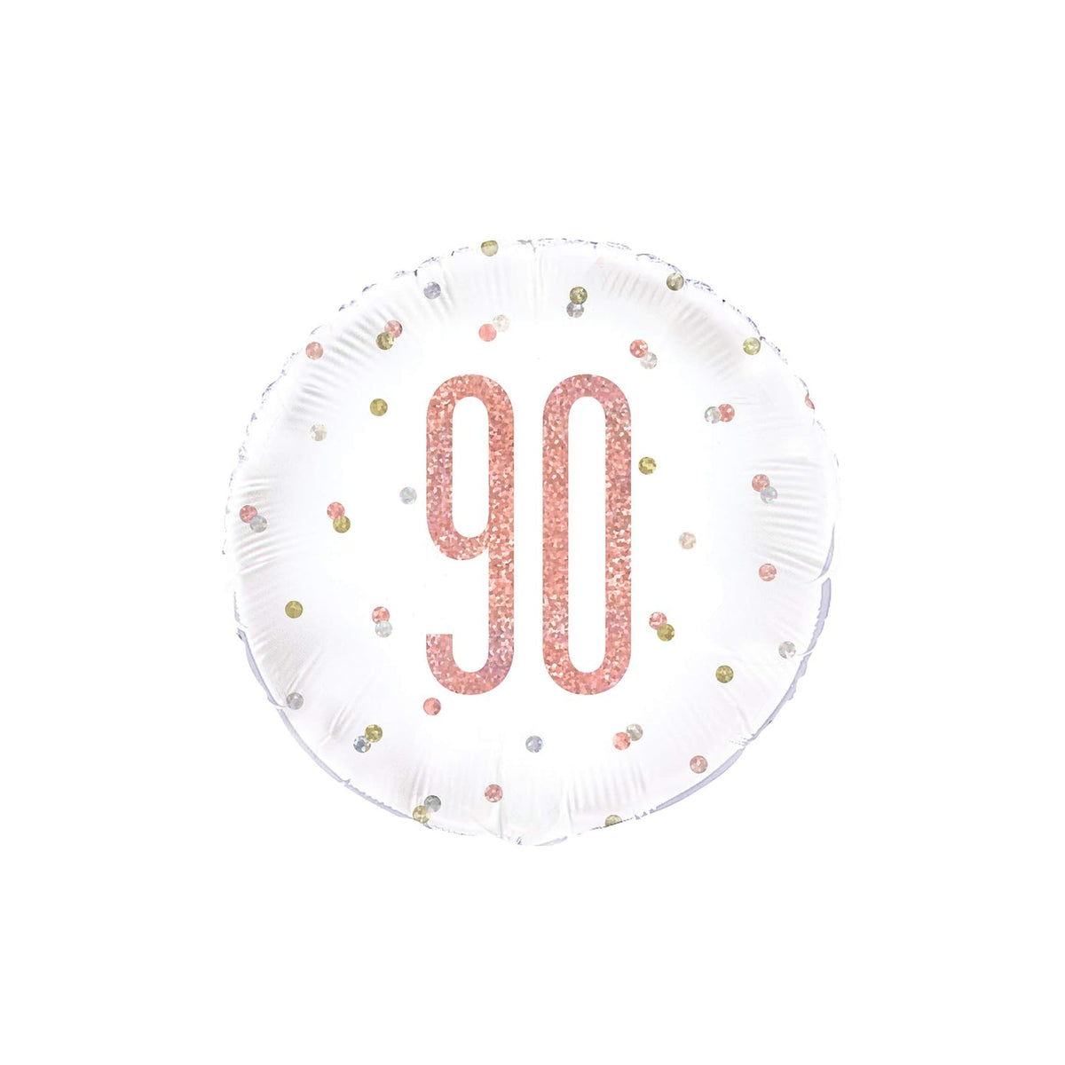Unique Balloon, Age 90, Rose Gold