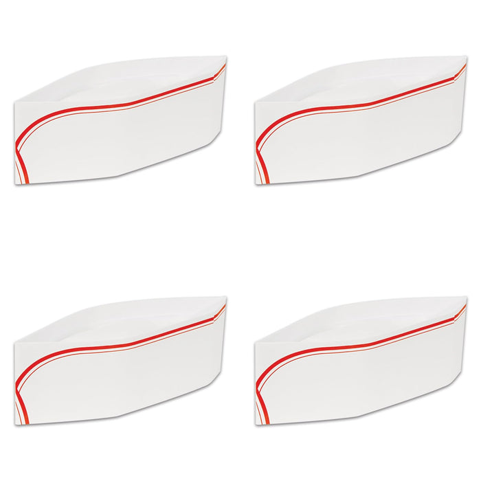 Beistle Costume Headwear, Adult Size, White/Red