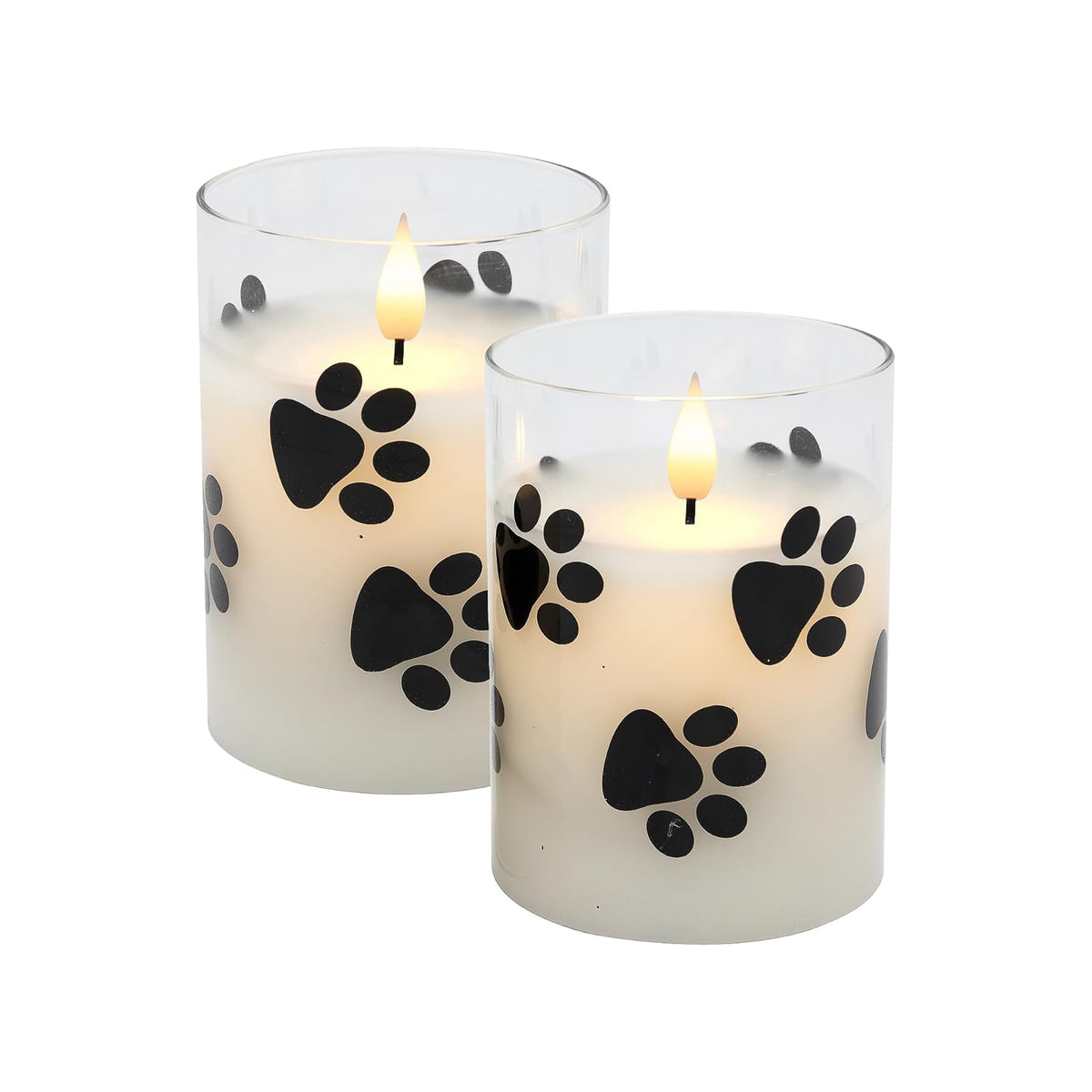 Lumabase Candle, 4", Black