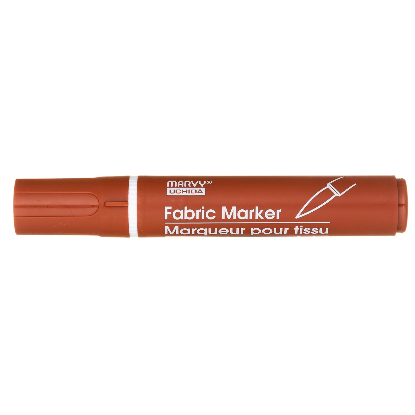 Uchida 722-C-6 Marvy Fabric Brush Point Marker, Brown