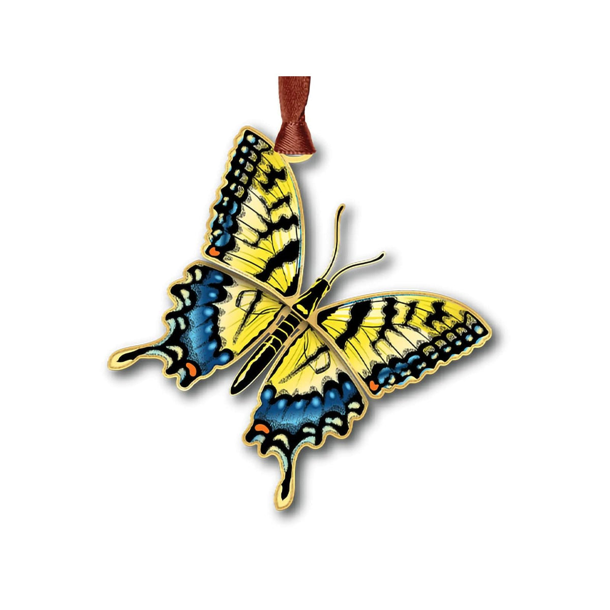 Beacon Design Hanging Ornament, 3.5" x 3.5", Yellow,gold