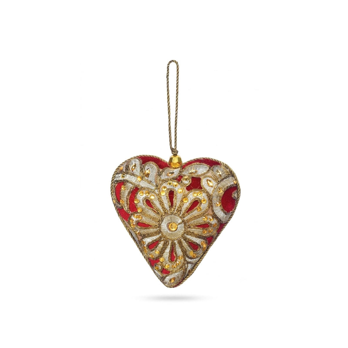 Sunset Vista Hanging Ornament, 5-Inch, Red