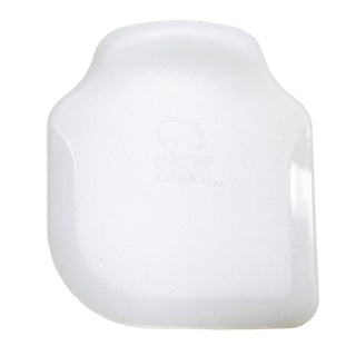 Chef Craft Basic Plastic Pan Scraper, 3 inch Length 2.5 inch Wide, White