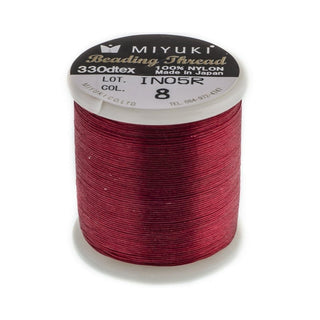 John Bead Thread Cord, 50m, Red