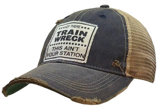 VINTAGE LIFE Hat, Navy Blue, Snapback