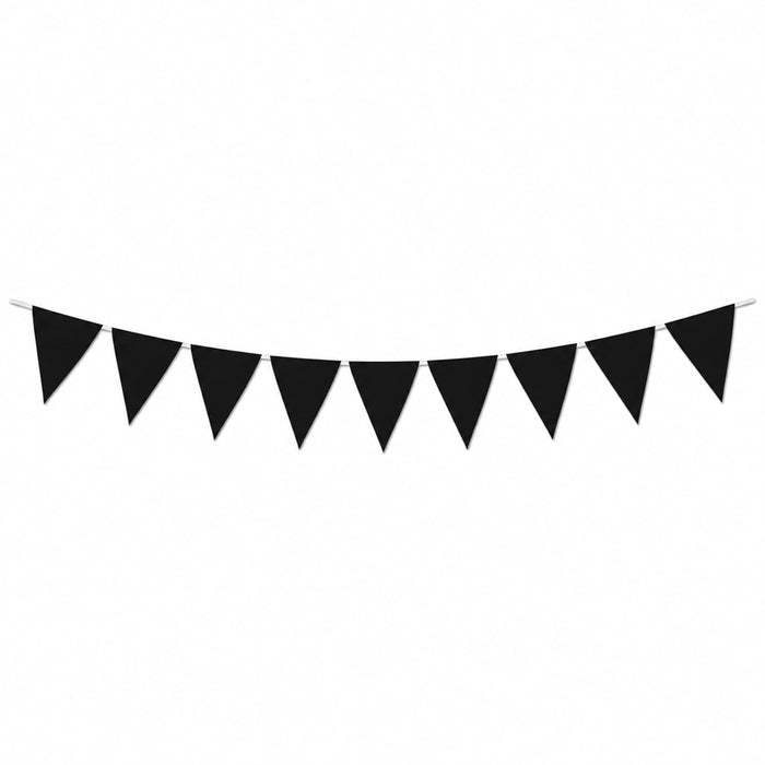 Beistle Banner, 11" x 12', Black