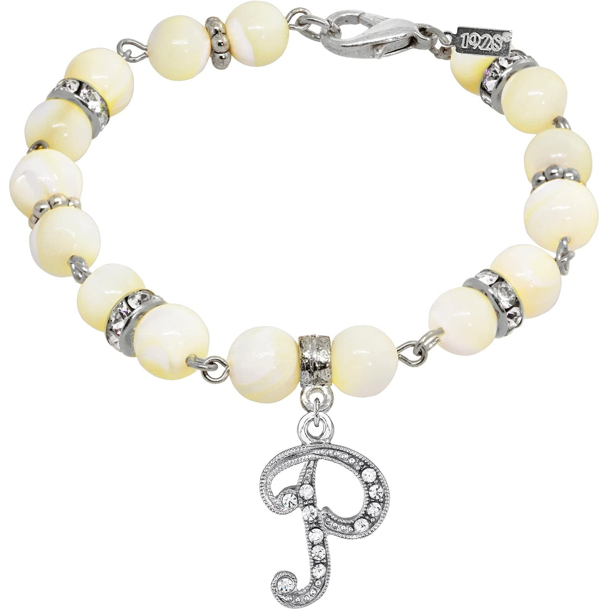 1928 Jewelry Company Bracelet, 7.75"L, Crystal Clear