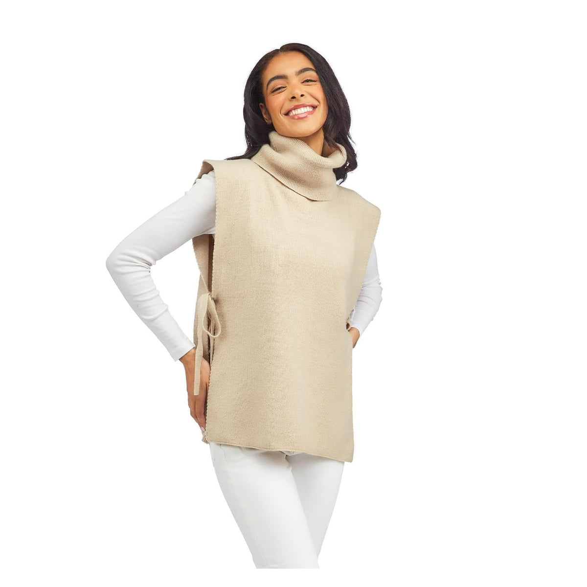 Two's Company Coat, Beige, Modern