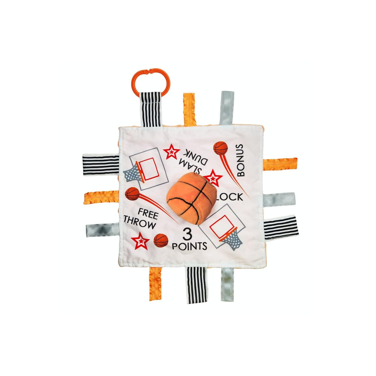 The Learning Lovey Toys And Games, Baby, Basketball 10x10 Plush