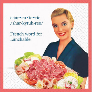 DESIGN DESIGN Charcuterie Beverage Napkin, Party Supplies