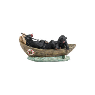 Lipco Figurine, 7.9-inches, Brown and Green