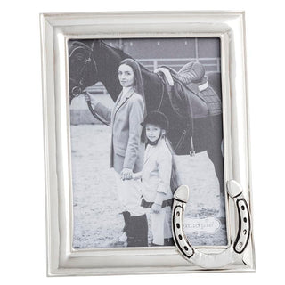 Mud Pie Picture Frame, 4 3/4" x 3 3/4", Silver Rectangle