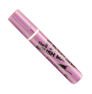 Uchida 722-C-F8 Marvy Fabric Brush Point Marker, Fluorescent Violet