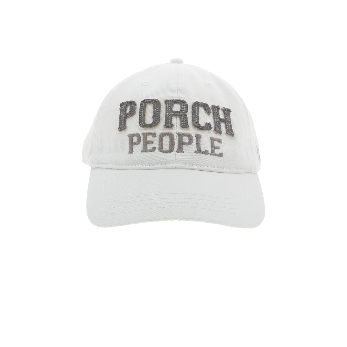 Pavilion Gift Company Hat, Gray & White, Orch People Unisex Adjustable Hat, Vint