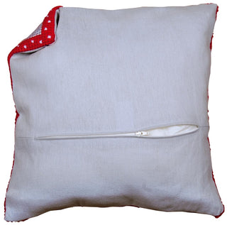 Vervaco Cushion Back with Zipper - Grey, 18 x 18 inch