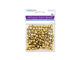 Craft Medley Craft Bead, Small, Gold