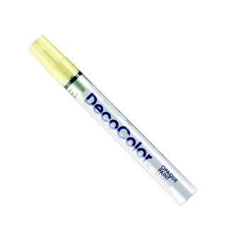 Uchida Marvy Deco Color Broad Point Paint Marker Art Supplies, Cream Yellow