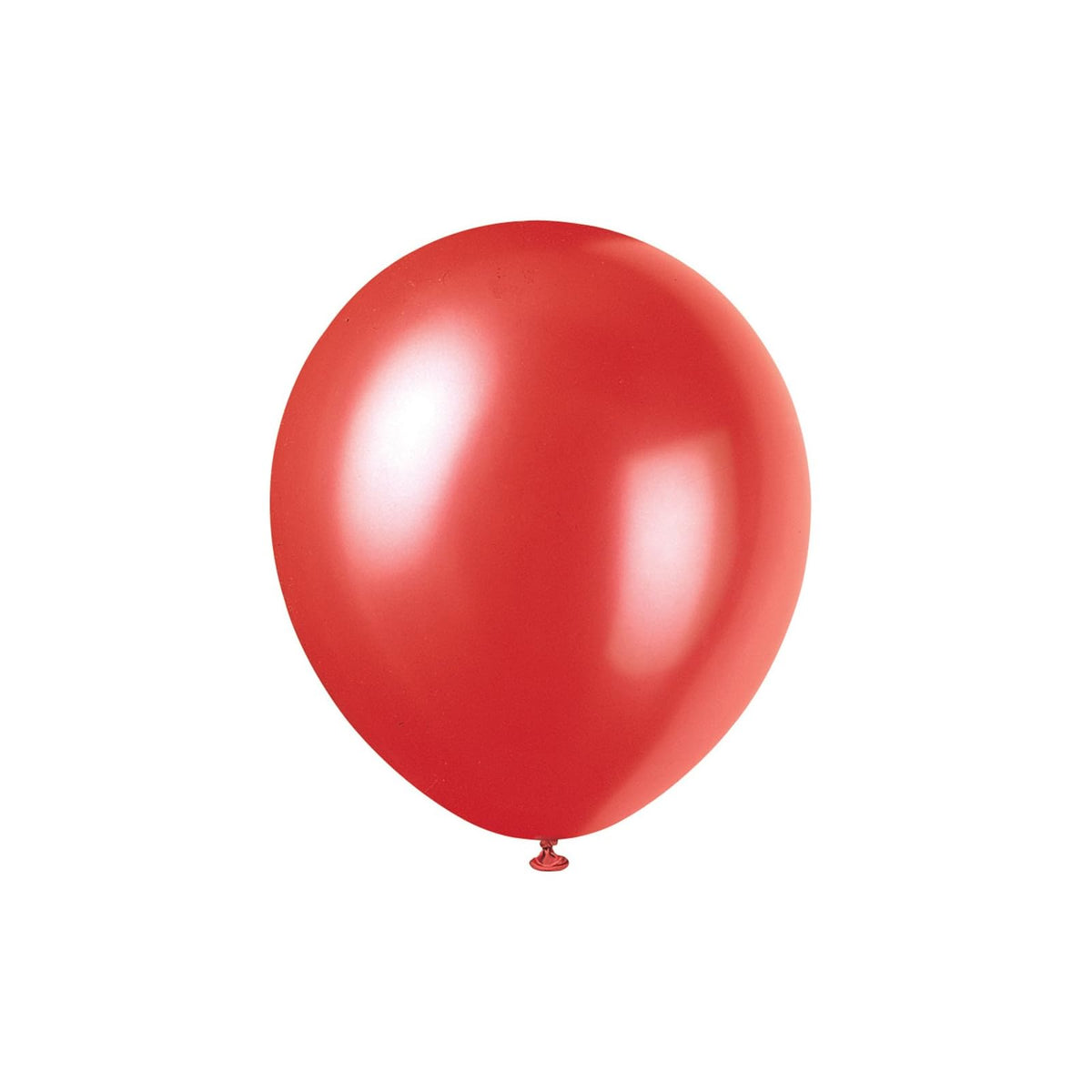 Unique Balloon, 12", Frosted Red