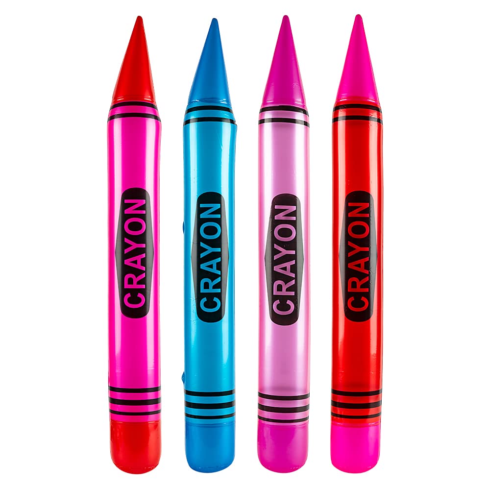 Rhode Island Novelty 44" CRAYON INFLATE (1 Dozen)