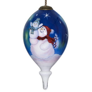 Inner Beauty Hanging Ornament, 4.75 inch, White With Gold Accents