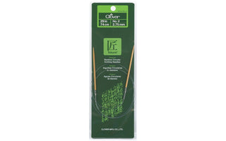Clover Bamboo Circular Knitting Needles Takumi, 29-Inch Size 2