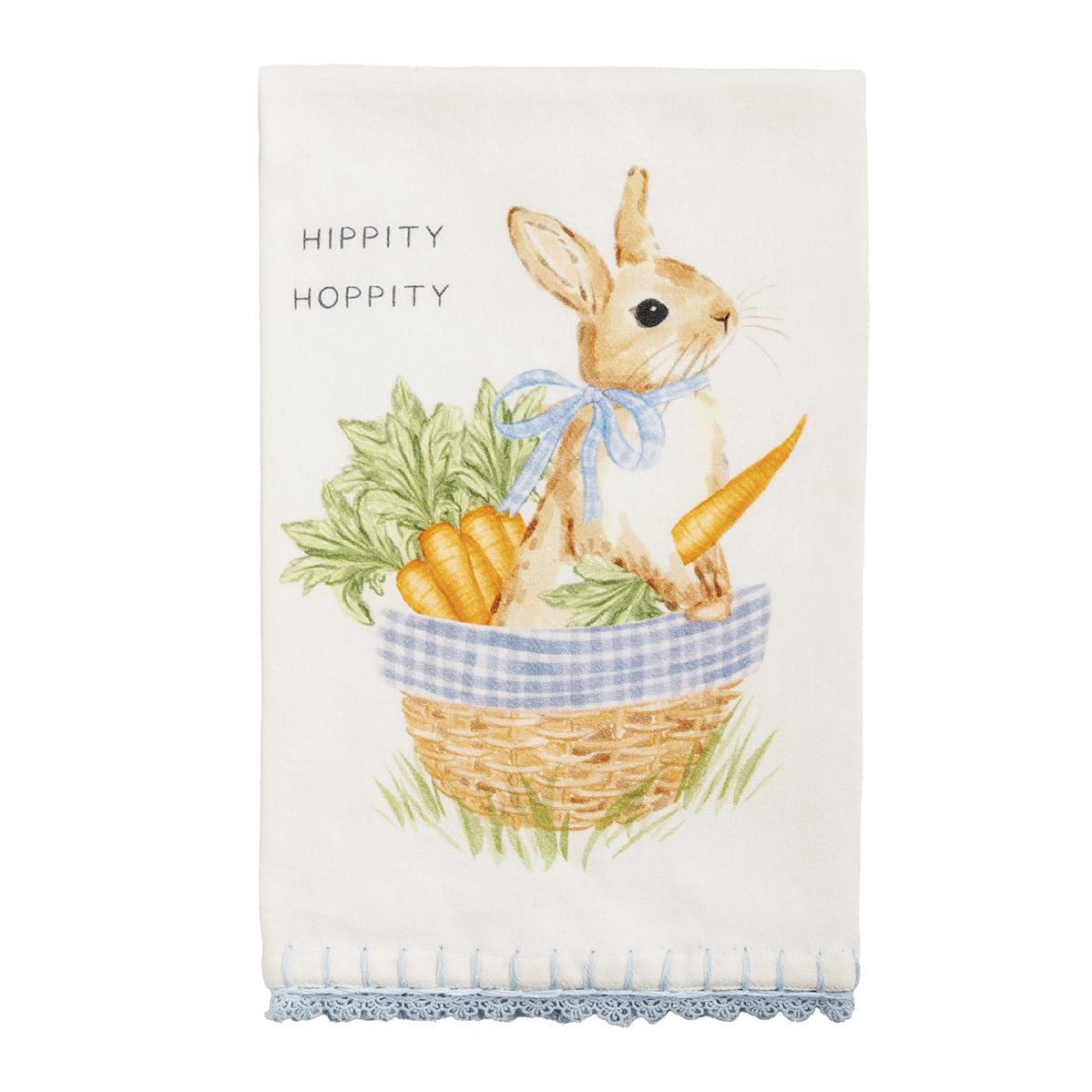 Mud Pie Towel, 26" x 16 1/2", Hippity Hoppity
