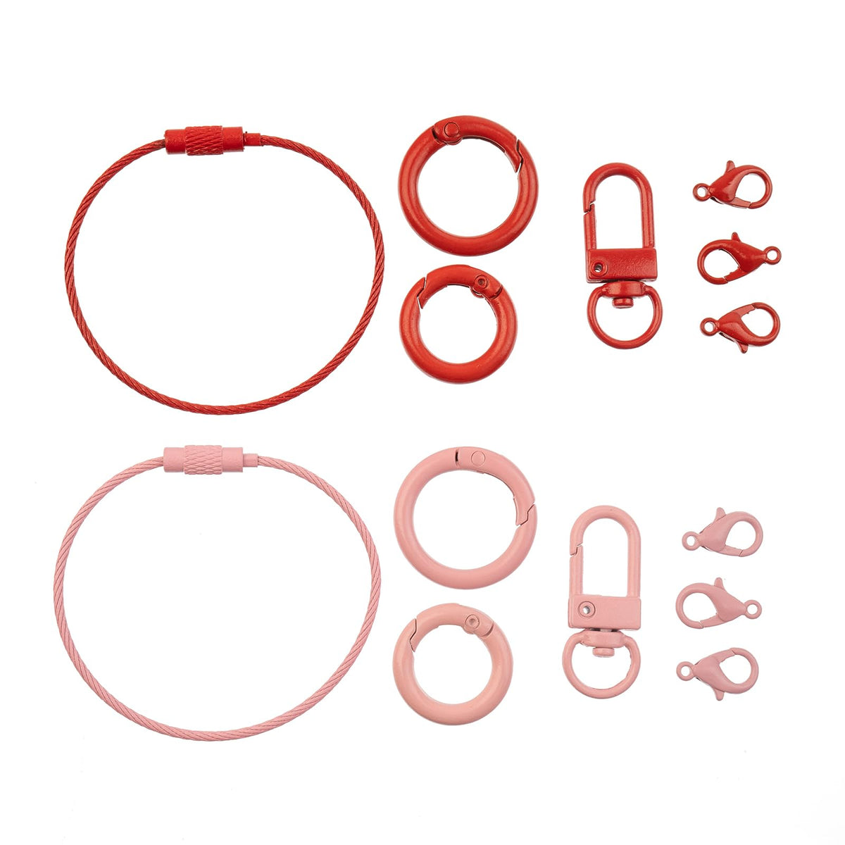 John Bead Jewelry Finding, Red & Pink