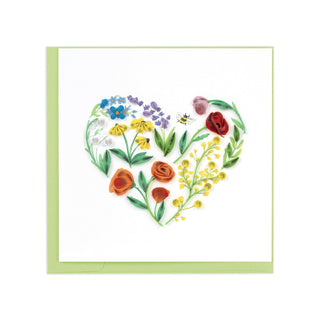 Quilling Card Greeting Card, 6 inches, Multicolor