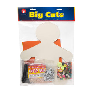 Hygloss Diverse Multi-Ethnic People Kit, 16 Inches, Pack of 24