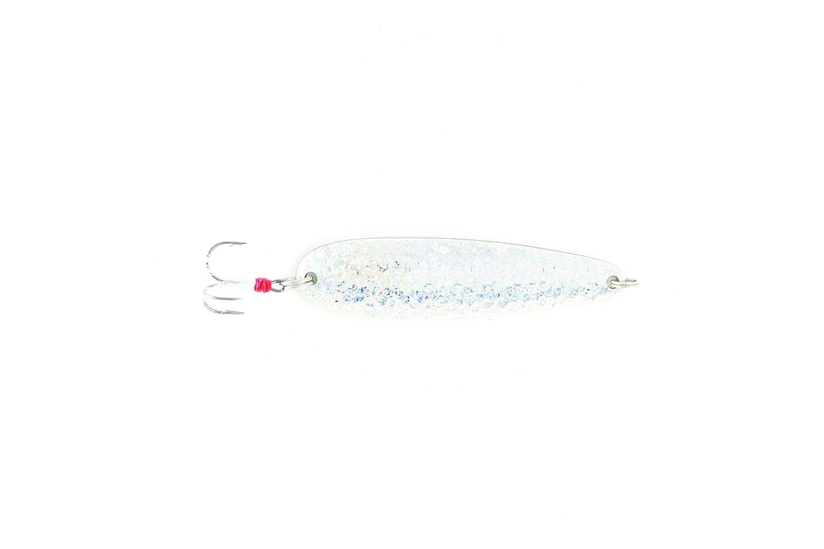 Nichols Lures Lake Fork Flutter Spoon, Shattered Glass Scale, 5"/1 1/8 oz