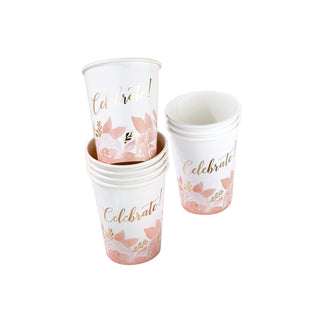Lillian Rose Drinking Cup, 3.75", Pink