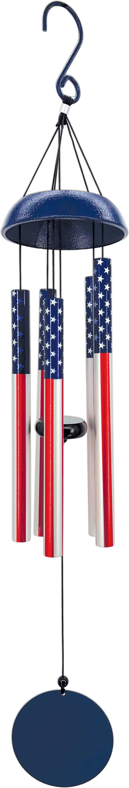 Sunset Vista Designs Wind Chime, Blue, Red and White, Modern