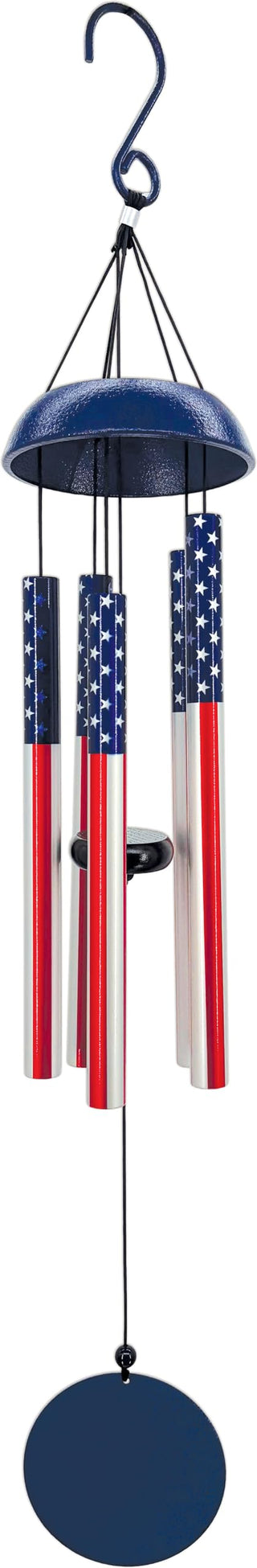 Sunset Vista Designs Wind Chime, Blue, Red and White, Modern