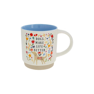 Pavilion Gift Company Drinking Cup, 18 Ounces, White, Blue, Multicolored