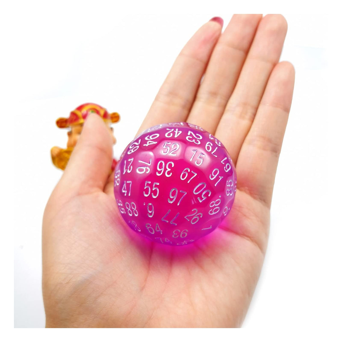 BESCON DICE Game Dice, 45MM, Translucent Purple