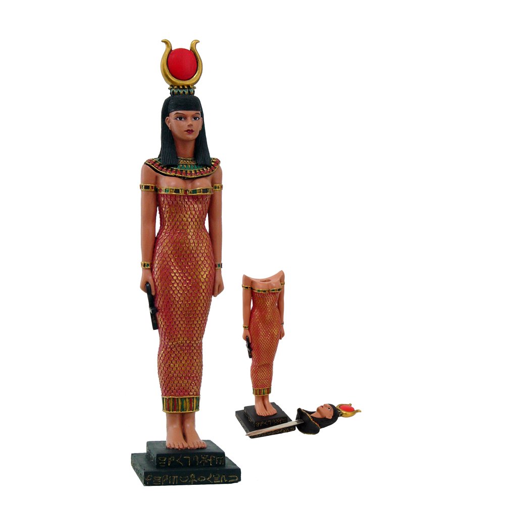 Pacific Giftware Egyptian Goddess Hathor Goddess of Joy, Feminine Love and Motherhood Figurine Letter Opener 11 Inch Tall