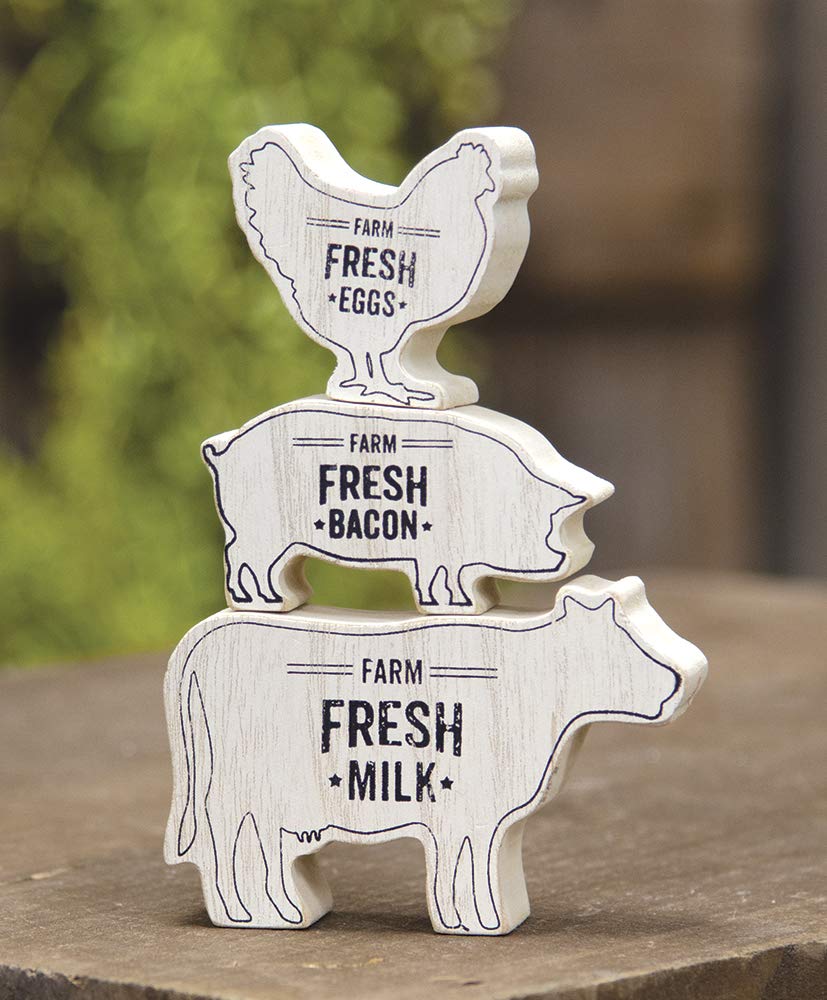 Hearthside Collection Figurine, 2" H x 4" W x 1" D, Natural Wood