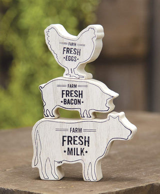 Hearthside Collection Figurine, 2" H x 4" W x 1" D, Natural Wood