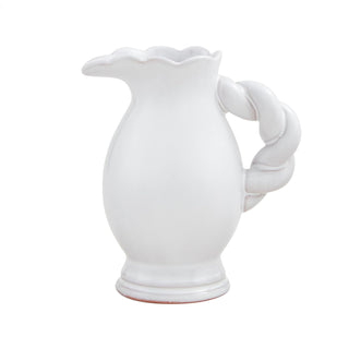 Mud Pie Vase, 5.25" x 4", White
