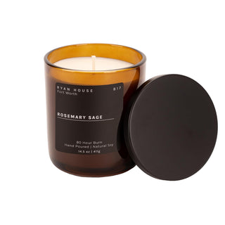 Ryan House Candles Candle, 14.5 Ounce, Black