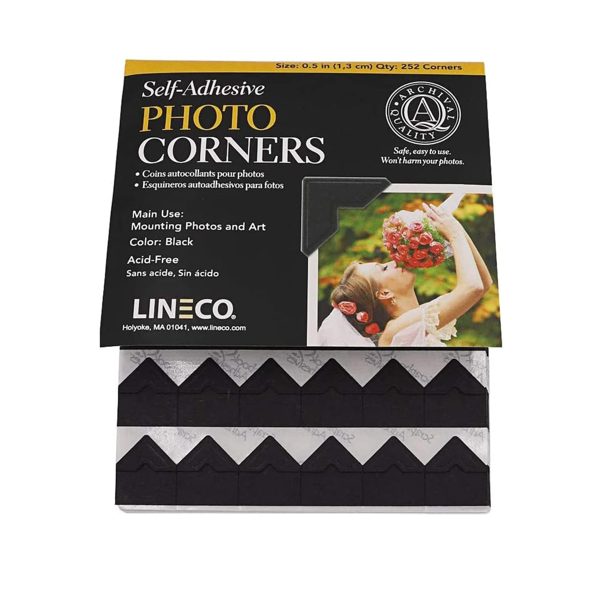 Lineco Picture Frame, 1 Set, Black