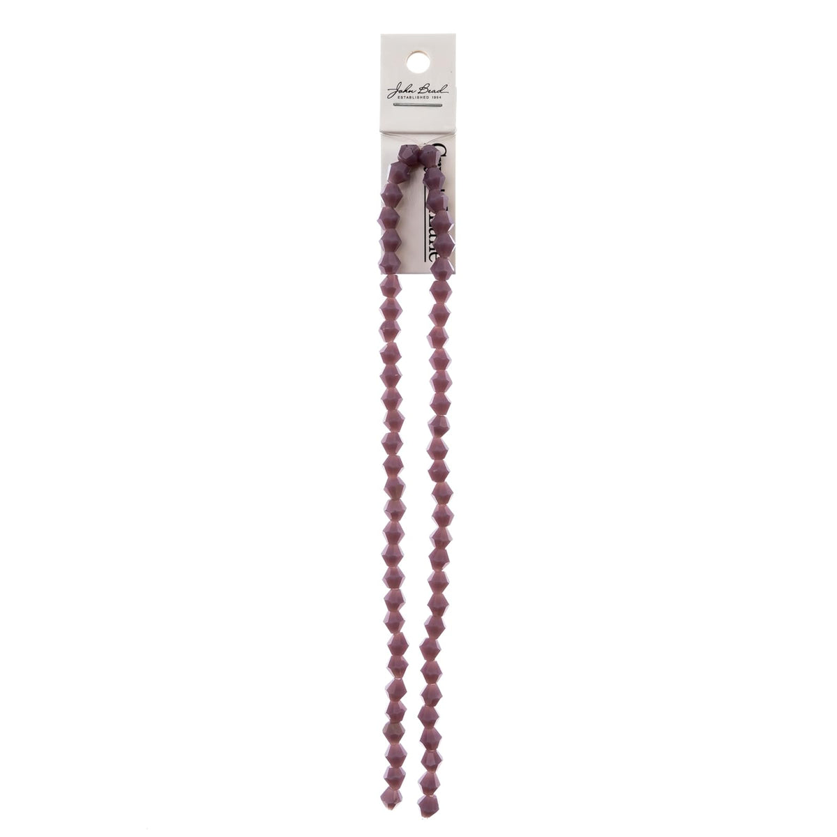 John Bead Craft Bead, 6mm, Opaque Dark Purple
